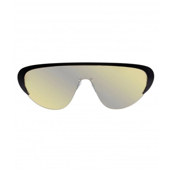 NWT Adam Selman x Le Specs gold mirrored lens shield inspired sunglasses - Picture 4 of 11